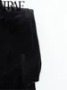 Casual Dresses GAL 2024 Spring Fashion Velvet Women Dress Slim Robe Back Zipper Sleeveless Female Mini Short Y2K