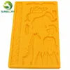 Baking Moulds Bakeware DIY 3D Fondant Silicone Mold Animal Giraffe Elephant Monkey Lion Cake Decorating Tools Gum Paste