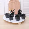 Fleurs décoratives 1set décoration de maison -6pcs Simulation Succulent Small Pot Combination - El Living Room Tabletop