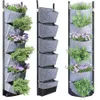 6 poches 107x30 cm Green Vertical Jardin Planter Planteur Mur Mur