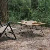 Mobilier Naturehike 2022 Nouveau extérieur petite table en bambou camping pliable barbecue table de pique-nique portable champ simple table pliante