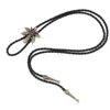 Bow Ties Delicate Montera Bolo Tie Cowboy Punk Slips Western Metal Charm för skjorta Jeans