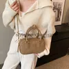 Cross Body New Trend Fasion Retro Womens PU Leater and Bowling Bag Simple Casual Belt Single Soul Crossover H240409