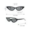 8st Classic Boho Cat Eye Square Frame Y2K Fashion Solglasögon UV400 för semester coola utomhus dagliga tillbehör