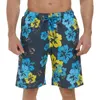 Pantanos cortos para hombres moda casual hawaii vacaciones trajes de baño para hombres estampado floral pantalones cortos ropa de hombre playa
