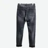 سراويل جينز للرجال مستقيمة ساق رفيعة نائمة السراويل الطويلة الطويلة السراويل رجال الرجال غسل المياه الجينز 143992