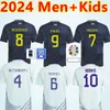 2023 2024 Scotland Football Shirt 24 25 Nationalmannschaft Fußballtrikots Tierney Dykes Adams Fußballhemd Christie McGregor Männer Kinder Socken Kit Kit