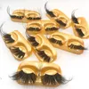 1 Pair 70mm Mink Lashes 3D Mink False Eyelash Super Long Exaggeration Fluffy Dramatic Mink Eyelashes