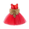 Girl'S Dresses Girls Princess Girl Wear Sleeveless Bow Dress For 1 Year Birthday Party Toddler Costume Summer Events Ocn Vestidos Drop Dhudi