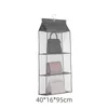 Boîtes de rangement Boîtes à main pour le sac à main pour femmes Dormitory Hanging Sac Home Armoire en cuir Organisation d'étanchéité de la poussière