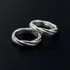 Kostenlose Lieferung von Mais Margie Twisted Muster Ring als Paar Geschenk 240401