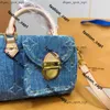 Bolso de mezclilla bolso de hombro de bolso de mano mediana lienzo de cuero de cuero bolso de compras mini monedero de luna billetera lousis vouton bolss canales 73