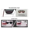 Lunettes de soleil polarisés de nouvelles lunettes de soleil polarisées de luxe pour hommes Driving Shadow Mens Sungass Retro Travel Fishing Classic Sunglasses 400L240403