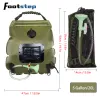 Lieferungen 20 l Wasserbeutel Outdoor Camping Wanderwanderung Solar Duschbeutel Heizung Camping Dusche Klettern Hydratation Beutel Schlauch Schaltbarer Duschkopf