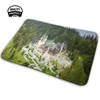 Carpets Peles Castle 3D Household Goods Mat Rug Carpet Cushion Nature Transylvania Romania Forest Trees Travel Landscape