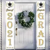 Party Decoration Graduation Porch Sign-2024 Banners-Class av 2024 Banner hängande för dörrväggen