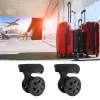 Vagn Case Bagage Wheels Bagage Swivel vänster och höger hjul DIY resväska för reservdelar för de flesta resväskor