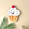 Corloges murales modernes Creative Mute Quartz Cloche numérique Cuisine de cuisine Boutique de salon 3D Big Acrylic Home Decoration Ornements Cadeaux