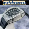 Titta på Mechanical Automatic Movement Ceramic Dial Waterproof Swiss Movement Top Quality Ag WG Original Shell Outer Ring Diamond Side Full Diamond 18