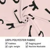 Tapisseries Tenture murale Hippie en Polyester avec yeux roses, couverture artistique pour cils, décoration de maison pour salon, chambre à coucher, tapis de Yoga