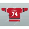 Gdsir Custom Jonesy 74 Letterkenny Irish Red Alternate Hockey Jersey New Top ED S-M-L-XL-XXL-3XL-4XL-5XL-6XL