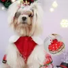 Ropa de ropa de perro ropa de dibujos animados disfraces de árbol de Navidad
