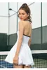 Al-179 Neue Polo-Neck-Tennis-Kleid Yoga Outfit Übung Brustpolster Gefütterte Taschen Shorts Kleider Outdoor Golf Gym Slip Fitness Frauen