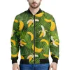 Vestes pour hommes fruits 3d imprimé banane zipper veste homme tropical sweat coloré coloré printemps