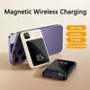 Cell Phone Power Banks 20000mAh Magnetic Wireless Charger Power Bank Magnetic Ring for iPhone 14 13 12 Samsung S23 22.5W Fast Charging Powerbank 2443