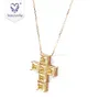 Yadis Luxury Fine Jewelry 14K 18K Princess Cut Vivido Diamond Moissanite Collana a ciondolo a ciondolo