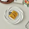 Płytki 1PCS Creative Bread Plate Stek Stref Stref Stolik Gilla