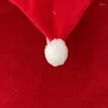 Stoelhoezen Kerstmis Santa Hat Cover Decoration Jaar 2024 Ornamenten Dropship