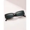 1pc quadrado quadro preto quadro y2k boho Moda Óculos de sol para mulheres diárias UV400 Acessórios de roupas de viagem à praia