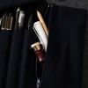 Сумки японская мешка карандаша карандаш на карандаш высокая езда хлопковая ткань карандаш мягкие простые винтажные канцелярские канцелярские товары пакеты с хранением канцелярских товаров