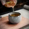 Muggar japansk stil is spricka te cup buddhist humör keramik vintage celadon kinesiska personliga tillbehör