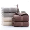 Towel T162A 2024 High Quality Thick Solid Color Grey Brown Ivory Water Absorption El Cotton Bath Face