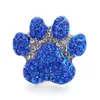 Charm Bilezikler Noosa Takı Snaps Düğme Rhinestone Kristal Düğmeleri Kolye için Uygunluk Halkalar DIY Kolye Aksesuar Stili 18m Otgfz