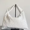 Роскошная дизайнерская сумка Tote Большой пакеты для плеча хмеля Intecciato тканая телячья кожа.