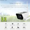 Other CCTV Cameras AZISHN 1080P IP Camera WIFI Wireless Solar Panel Battery Security Camera 2MP PIR Two Way Audio Waterproof Surveillance camera Y240403