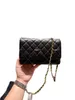 2024 Nuovo designer di stile Borse WoC Borse Borsa Stume a tracolla Guida pelle Clutch Clutch Classic On Chain Messenger Borse Crossbody Porta della carta Black AA Black AA