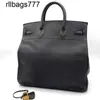 Sac BK fait à la main Hac Top Bag 50 cm Famille Customalise Version Designer Bags Bags Black Collection complète cousée