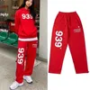 Pantalon de jogger de mode coréen Femme Ppring d'été Jazz Hip Hop Surdimension surdimensionnée Kpop Dancing Y2K Vêtements 939 Print Sports Pants 240322