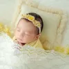 Photographie Ruffle Baby Girl Girl and Lace Hat Set Newborn Photography Props Polka Dots NOUVEAU POSING POSE