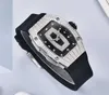 Design de luxe Unique Crystal Full Bling Iced Out Robe Wrist montre des montres de bracelet Moisanite Relogio Feminino Watches