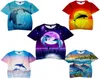 Animal Delphin 3D Print T -Shirt Frauen Männer Jungen Mädchen Kinder Sommer Mode Kurzarm Lustige T -Shirt Grafik Tees Streetwear7731121