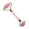 Pietre di massaggio rocce nuove rosa quarzo maschera maschera maschera jade rullo roller ghasha bordo set di tiep tola tiep al rullo a rulli per il rullo facciale strumenti di massaggio facciale 240403