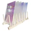 High-end 1Pcs Colorful Nail Art Display Stand Transparent Acrylic Display Board Nail Practice Shooting Props Toolsfor colorful acrylic board