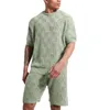 Masno Men Setfit Set Summer Speisure Mens Knit Ubranie