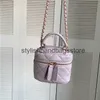 Cross Body Instagram Sac Spring Womens Volyle Mini Mini Crossbody Fashion Lingge Chain Purple Lipstick Zero Wallet H240403