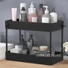 Kitchen Storage Bathroom Sink Organizer 2 Tier Drawer Bath Collection Sliding Baskets Cabinet Cosmetics Under